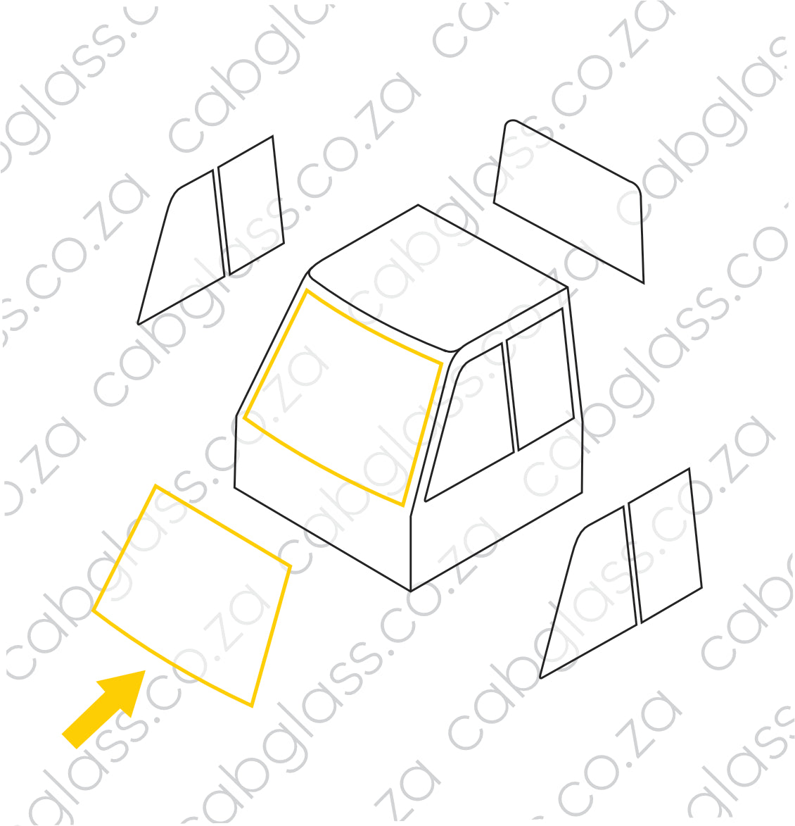 FRONT | CAT DUMP TRUCK 725-745 C-SERIES