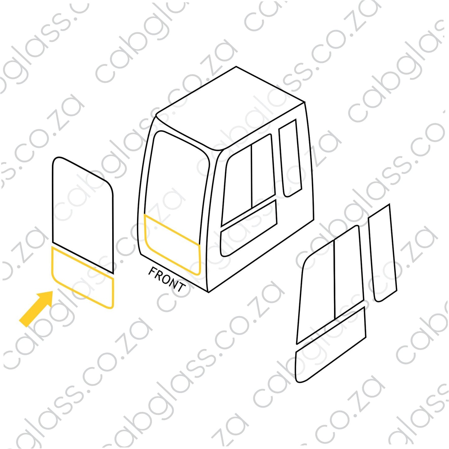 FRONT LOWER | HITACHI EXC ZX DASH-3G