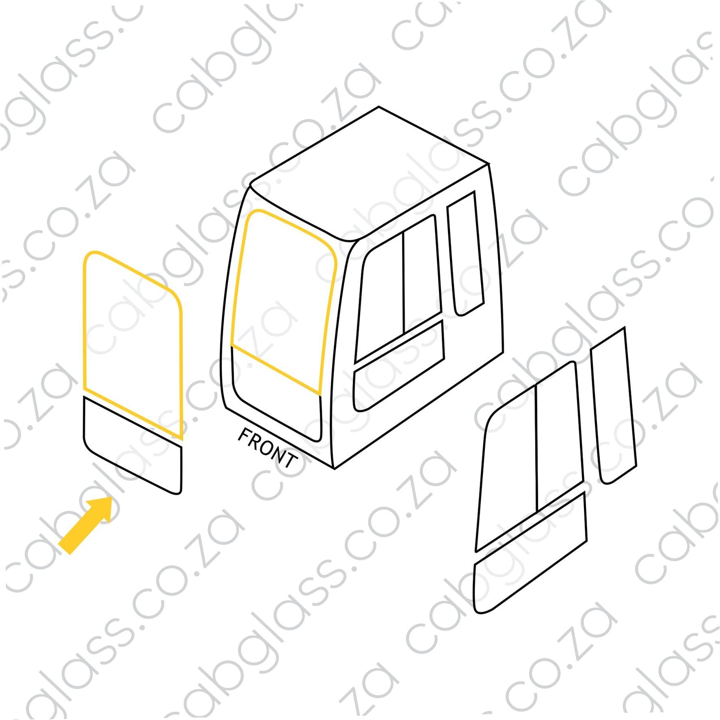 FRONT UPPER | HITACHI EXC ZX DASH-3G