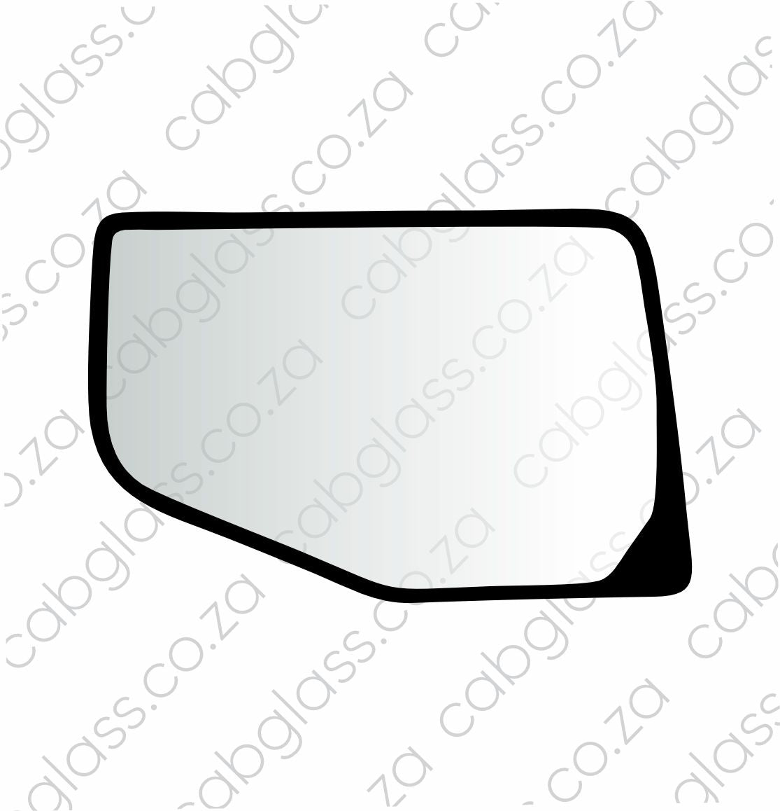 RH CAB GLASS | KOMATSU EXCAVATOR PC DASH 7