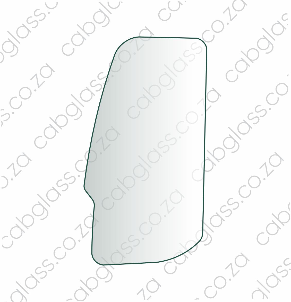DOOR GLASS | VOLVO EXCAVATOR MIDI EC55