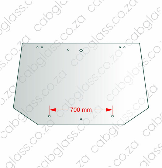 REAR CAB GLASS | FIAT TRACTOR M100-M160