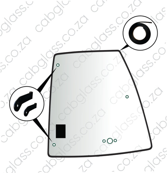 DOOR UPPER  RH (no-door) Conversion Kit | CAT TLB F-SER (416F - 450F) BACKHOE
