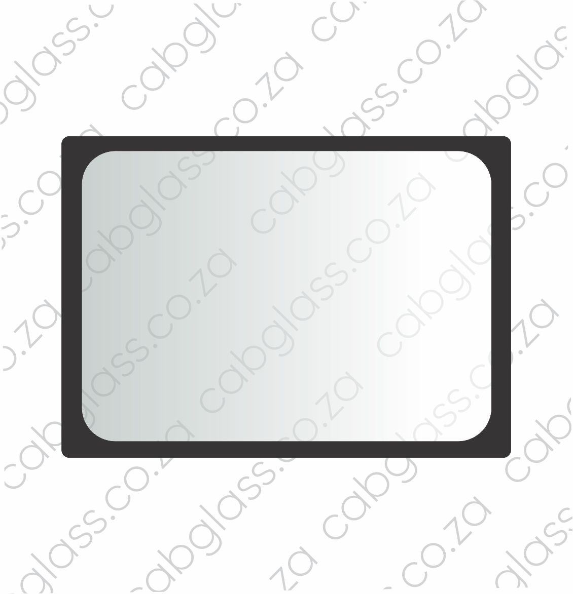 REAR CAB GLASS | CAT EXCAVATOR C-SERIES