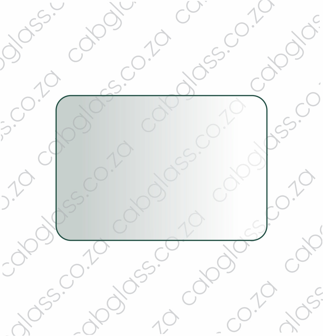 REAR CAB GLASS | DOOSAN EXCAVATOR DX DASH-2