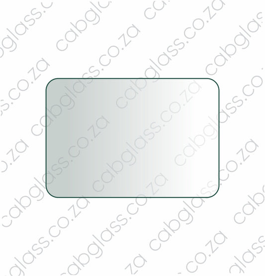 REAR CAB GLASS | DOOSAN EXCAVATOR DX DASH-2