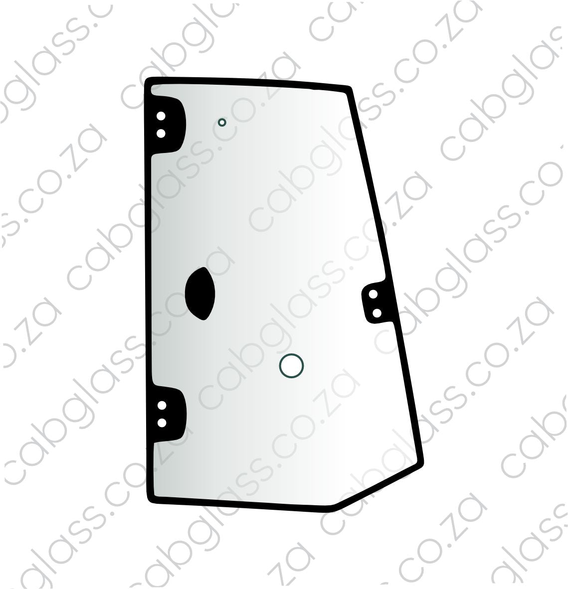 REAR OF DOOR LH | KOMATSU BH WB R DASH 8