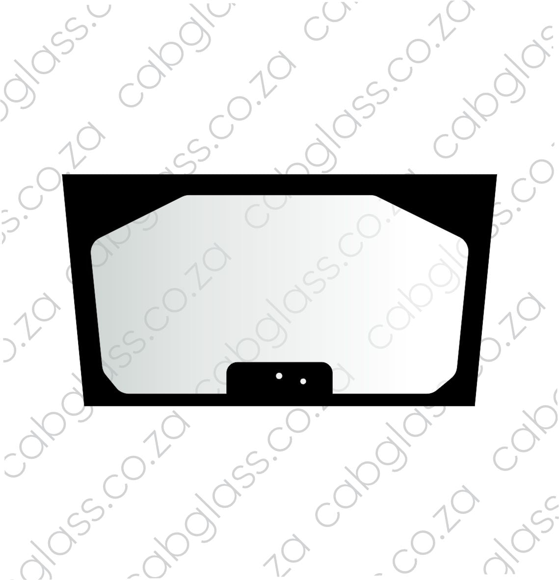 REAR CAB GLASS | KOMATSU GRADER GD DASH-5