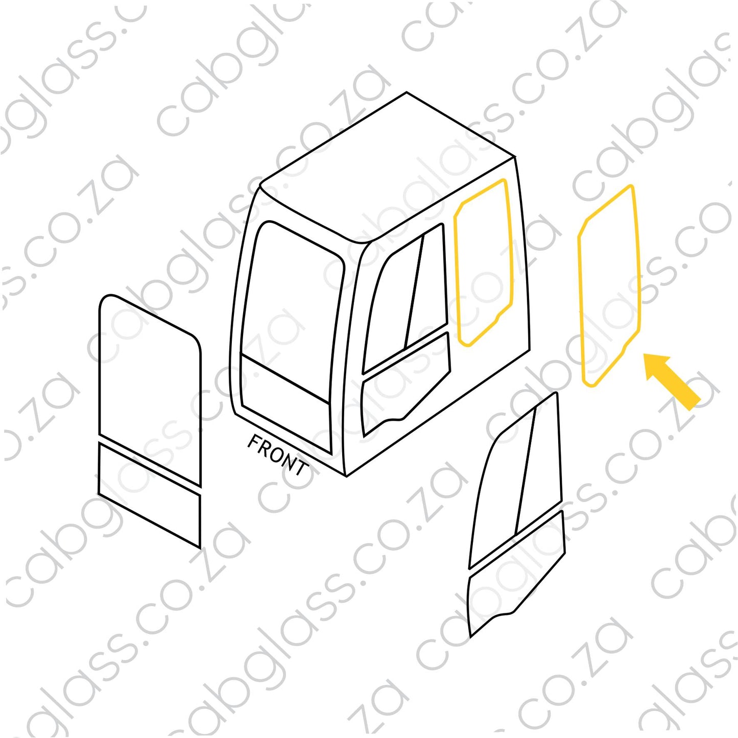REAR QUARTER | HITACHI EXCAVATOR ZAXIS DASH 3