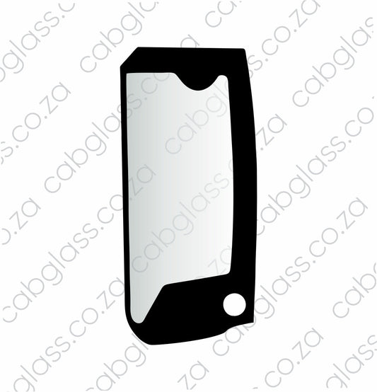 Rear quarter glass, Deere excavator, 101352, 4651657