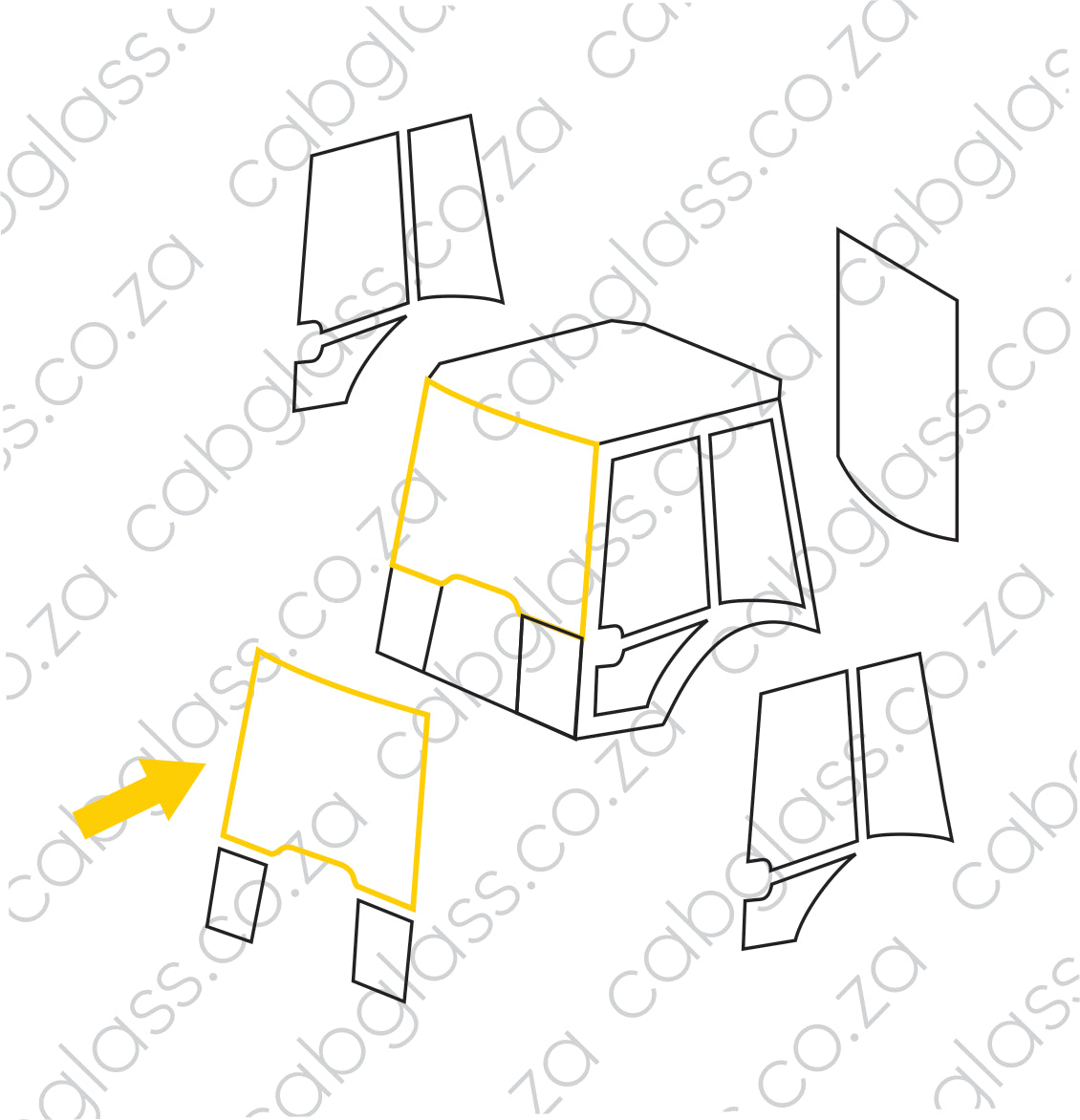 FRONT | HIDROMEK TLB HMK 102B