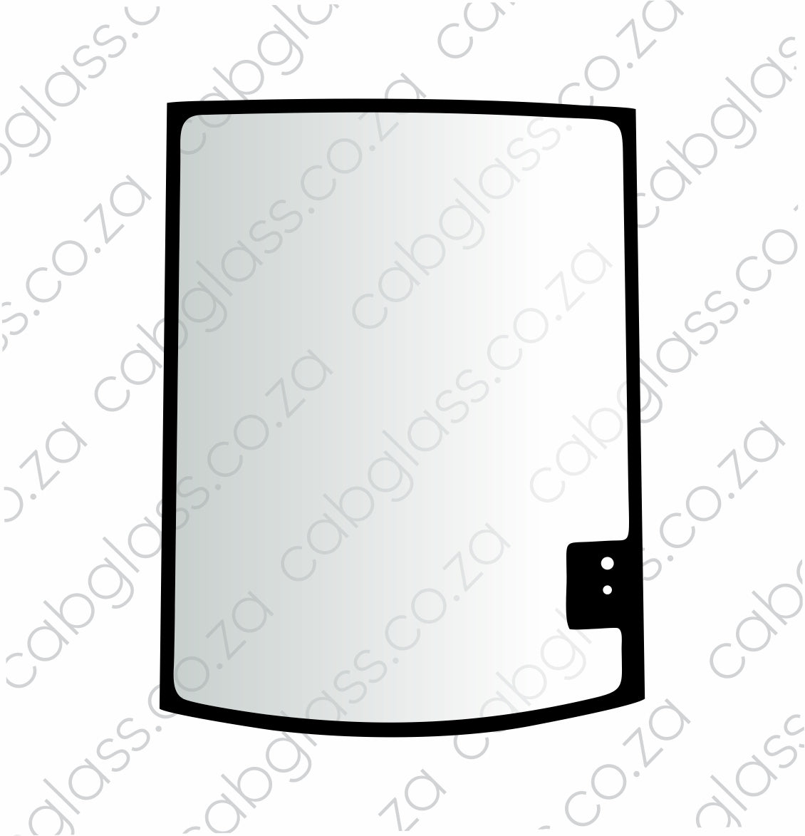 REAR CAB GLASS | HIDROMEK TLB HMK 102B