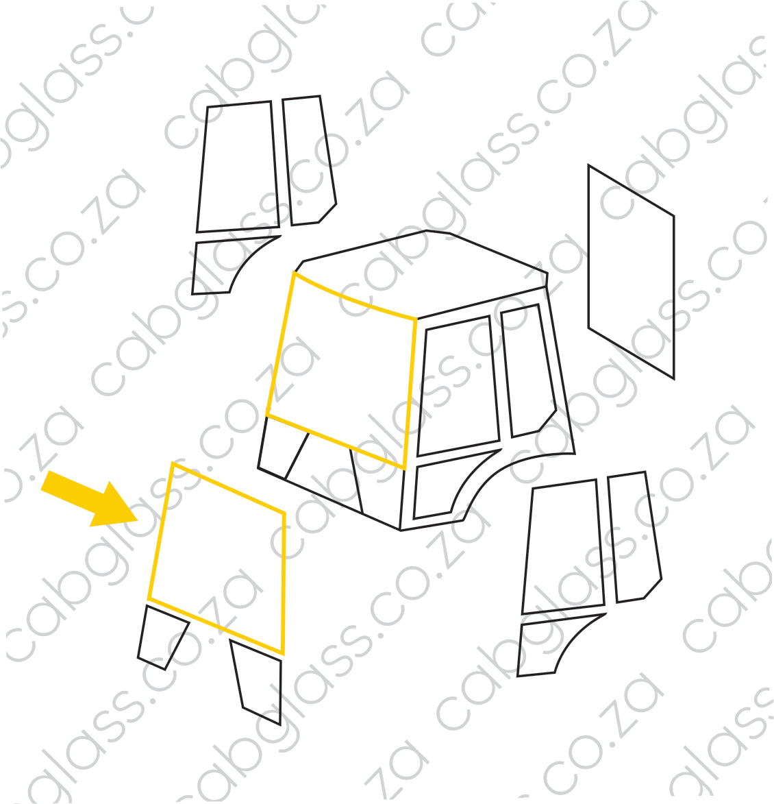 FRONT | NEW HOLLAND TLB B90-B115 B/LB