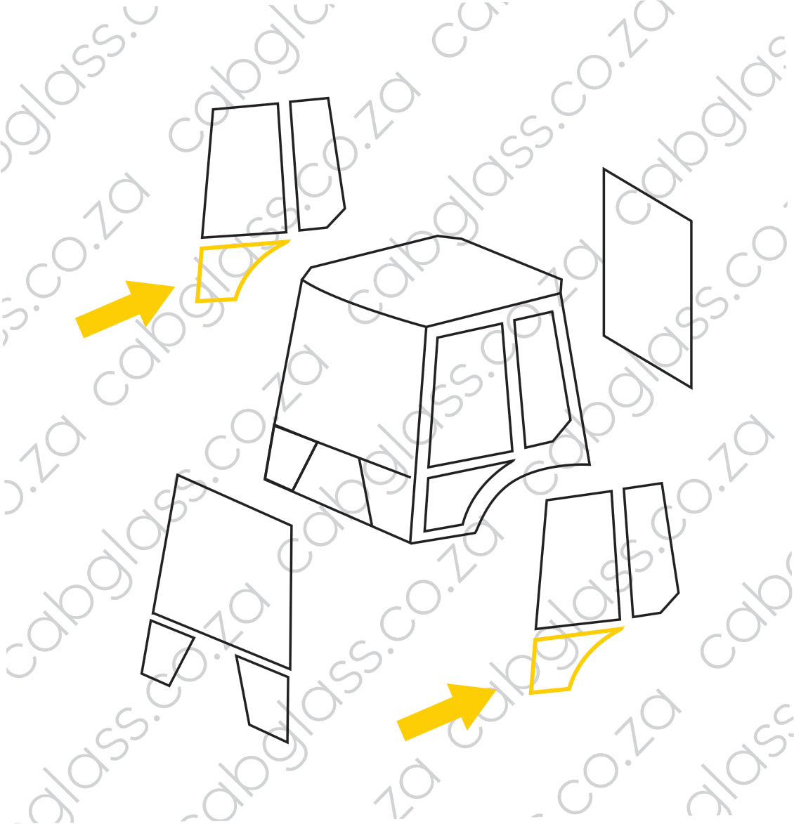 DOOR LOWER L=R (NO PRINT) | FIAT TLB FB-SER