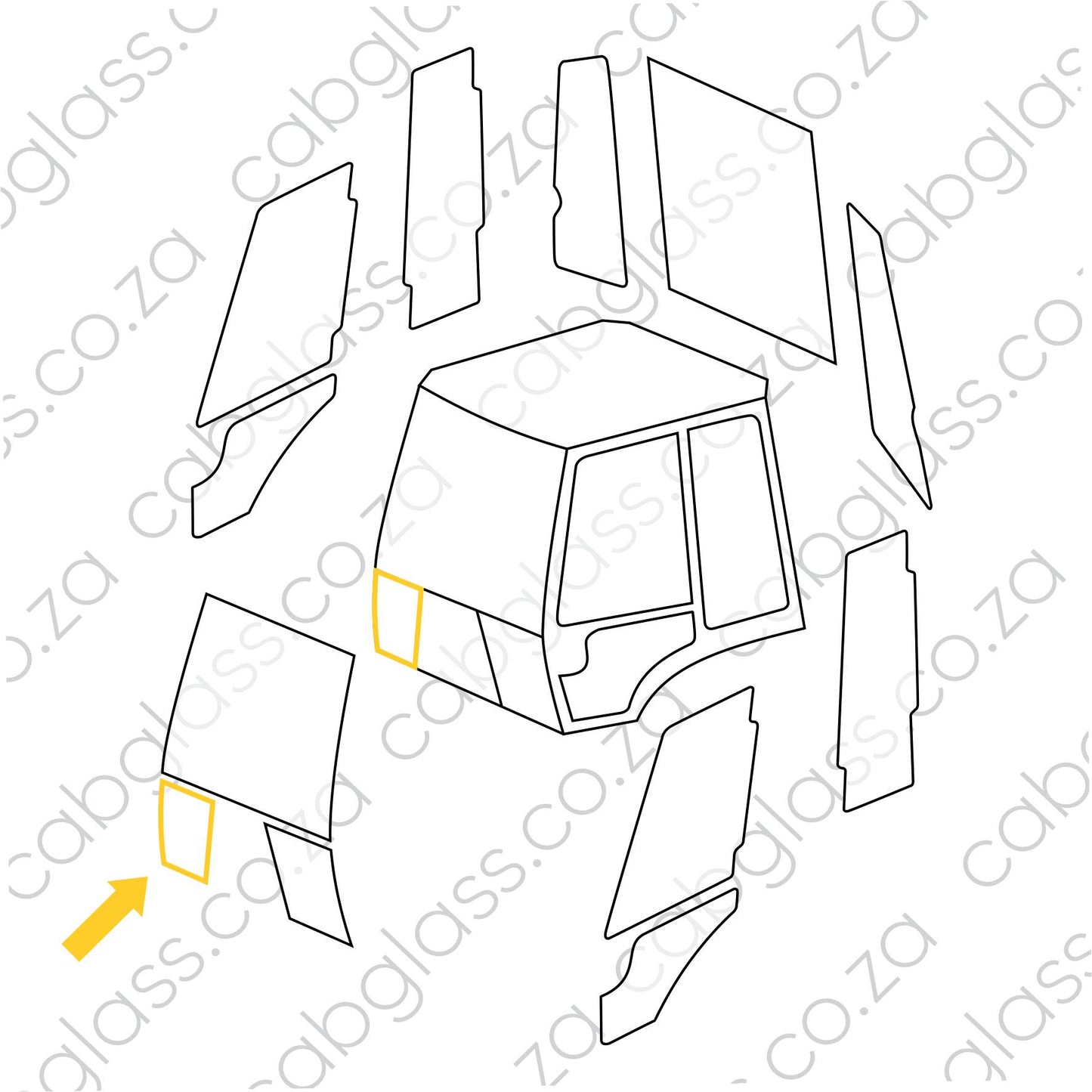 FRONT LOWER RH | JCB 3CX (2022-)