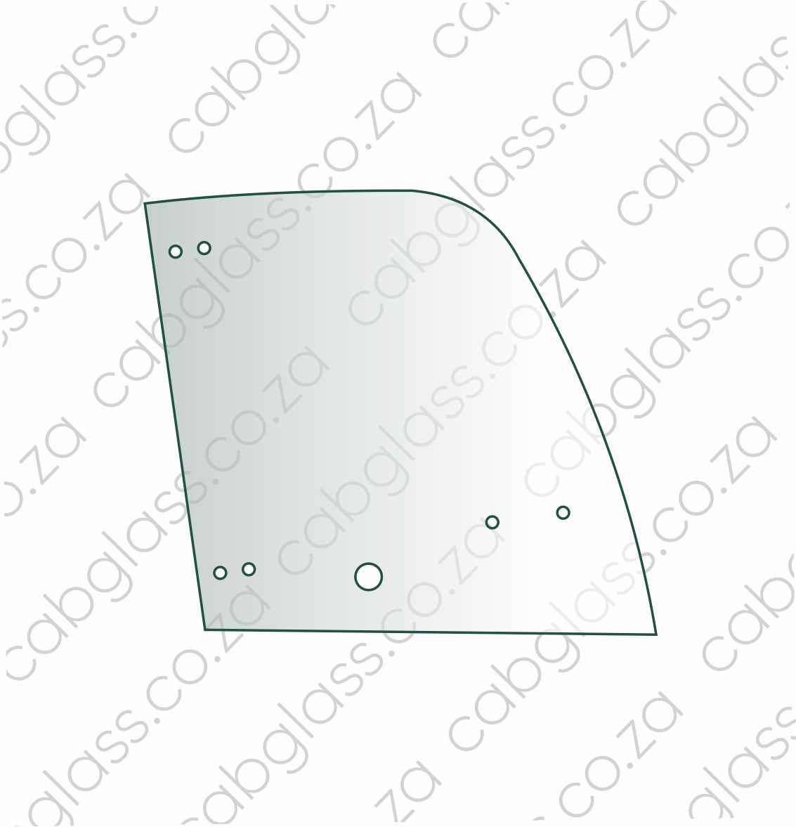 DOOR UPPER RH (HALF) | VOLVO FEL L20 L25 L20B L25B WHEEL LOADER
