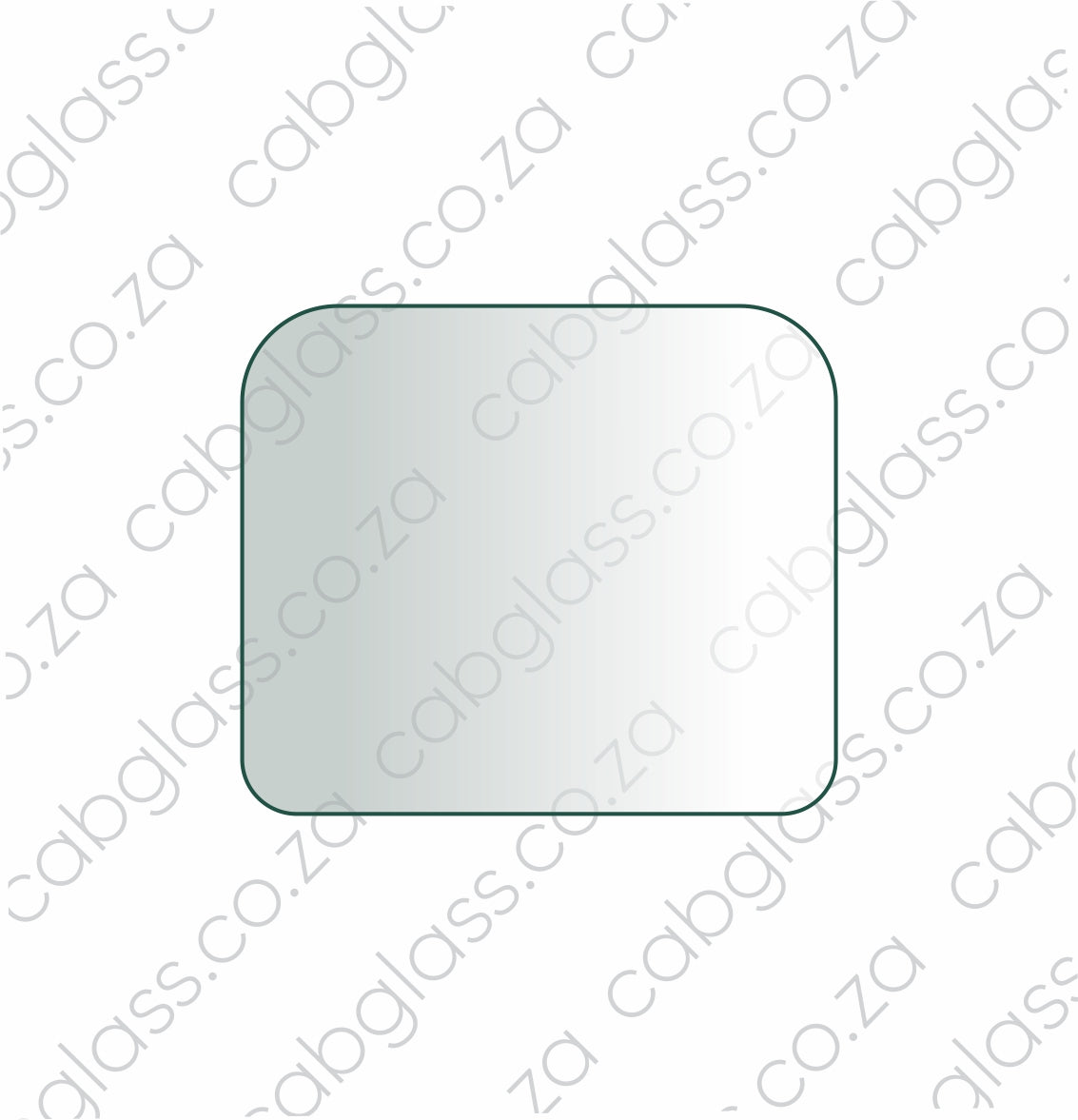 REAR CAB GLASS | VOLVO EXCAVATOR EC210B (EC140B - EC460B)