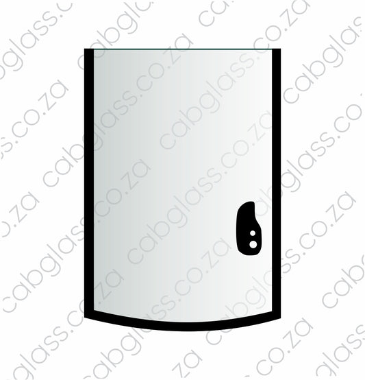 REAR CAB GLASS | VOLVO TLB BL61B - BL71B BACKHOE