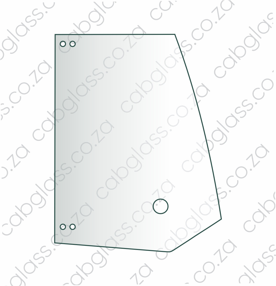 DOOR HINGED L=R | VOLVO TLB BL61B - BL71B BACKHOE