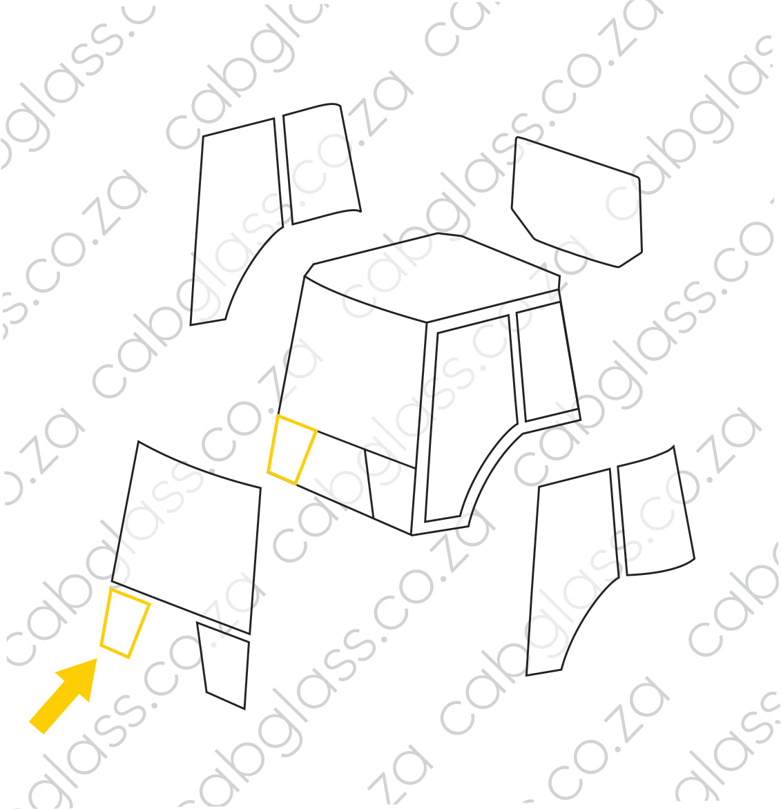 FRONT LOWER RH | NEW HOLLAND TRACTOR TD5.65 - TD5.115