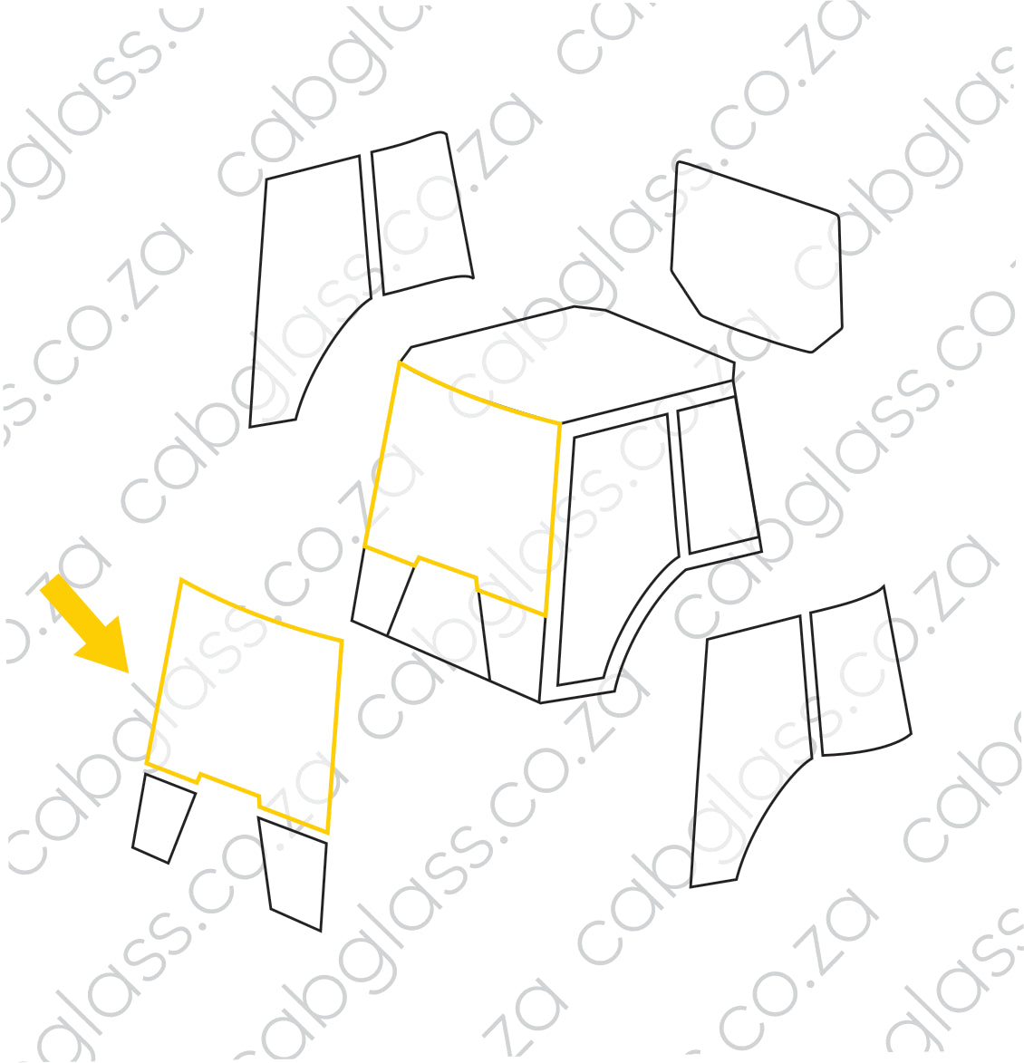 FRONT FIXED | NEW HOLLAND TRACTOR T5.95 - T5.115