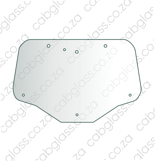 REAR CAB GLASS | NEW HOLLAND TRACTOR TSA 100 - 135