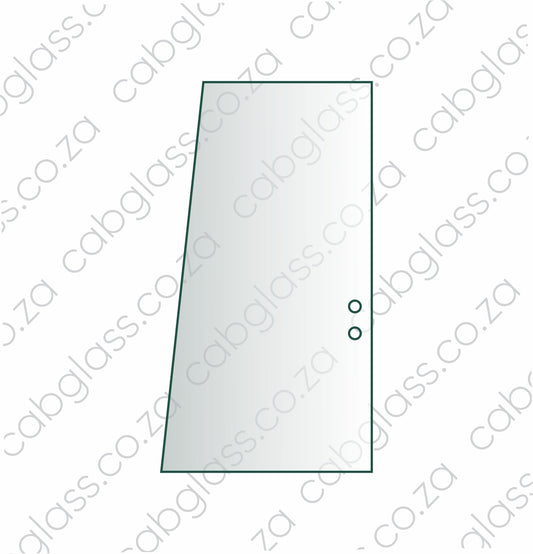 Door rear slider glass for Caterpillar excavator
