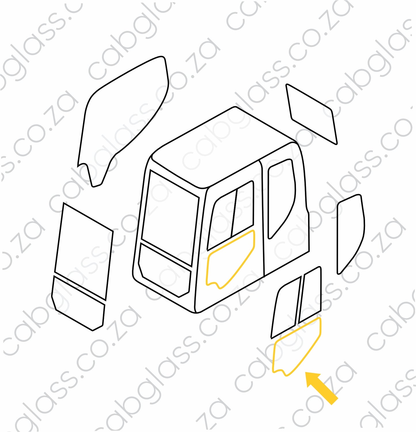 DOOR LOWER | DOOSAN EX DX DASH-3
