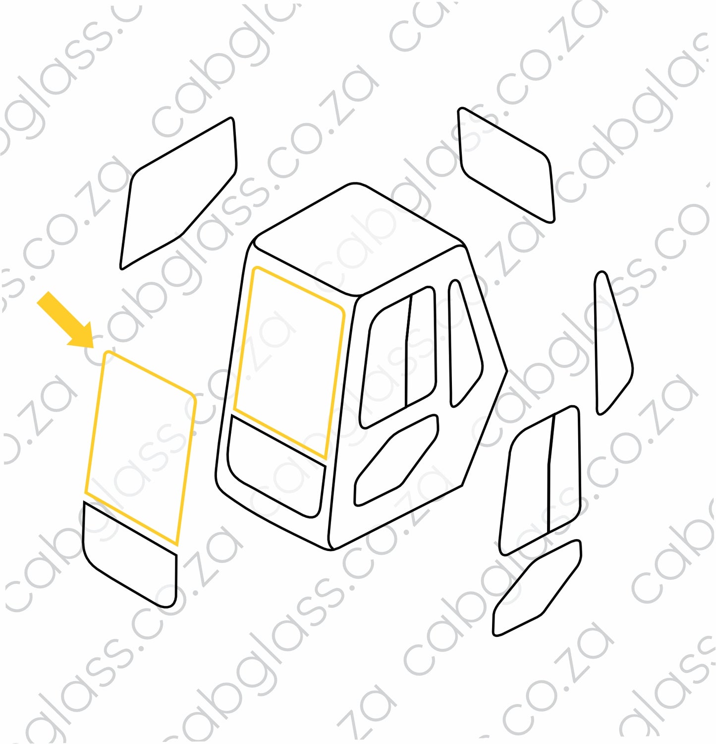 FRONT UPPER | DAEWOO EXCAVATOR S130-S500V