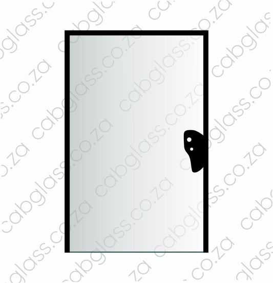 REAR CAB GLASS | CAT TLB F-SER (416F - 450F) BACKHOE