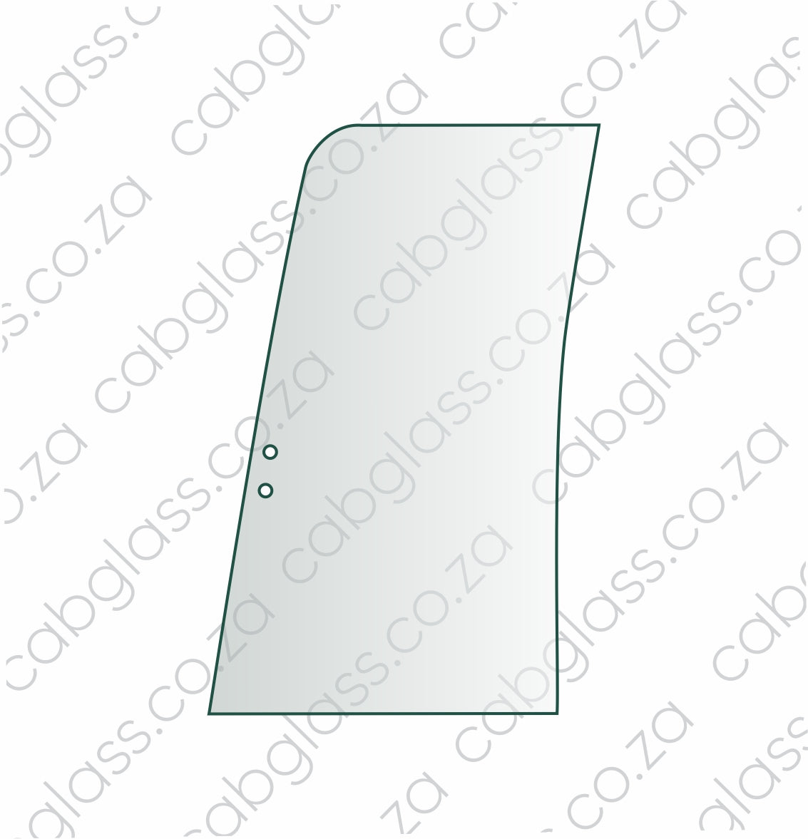 Door front slider for Caterpillar excavator D series
