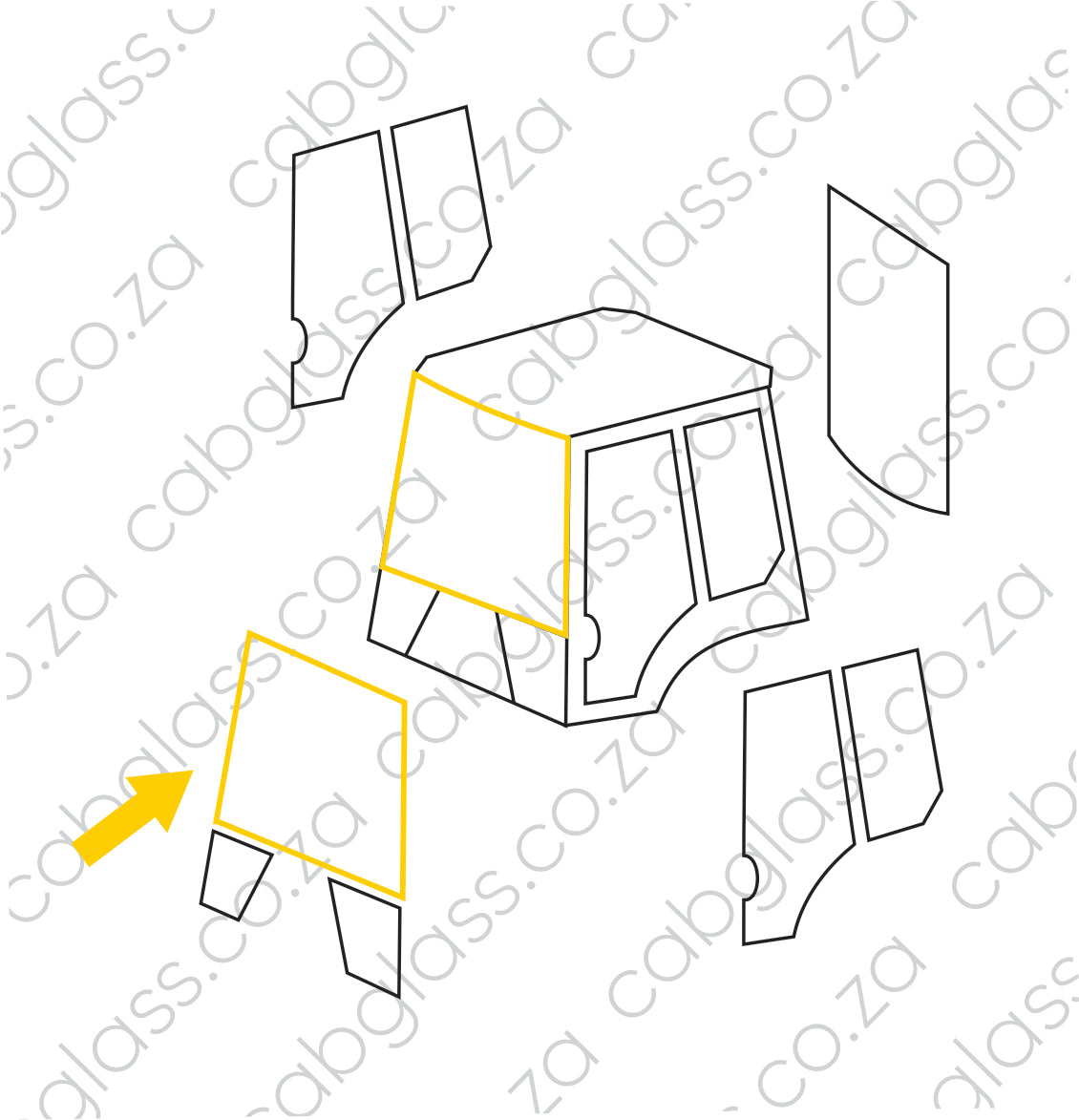 FRONT | KOMATSU TLB WB R DASH 5