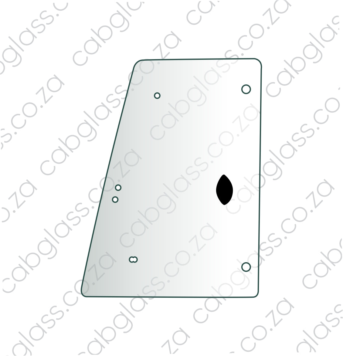 REAR OF DOOR RH | KOMATSU TLB WB R DASH 8