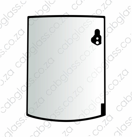 REAR CAB GLASS | KOMATSU BH WB R DASH 8