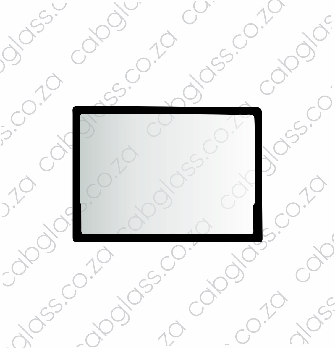 REAR CAB GLASS | KOMATSU EXCAVATOR PC DASH 11
