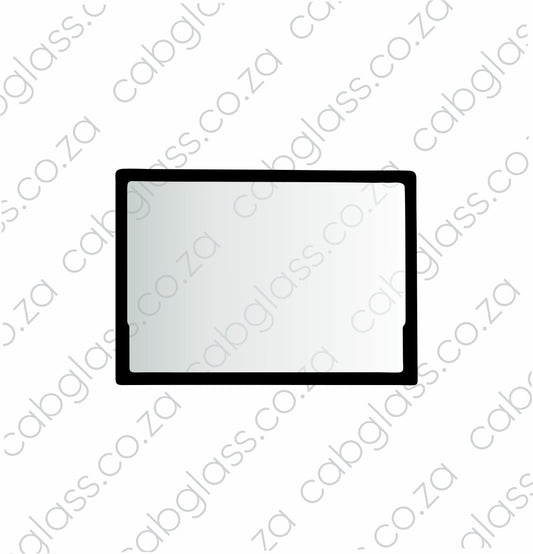 REAR CAB GLASS | KOMATSU EXCAVATOR PC DASH 10