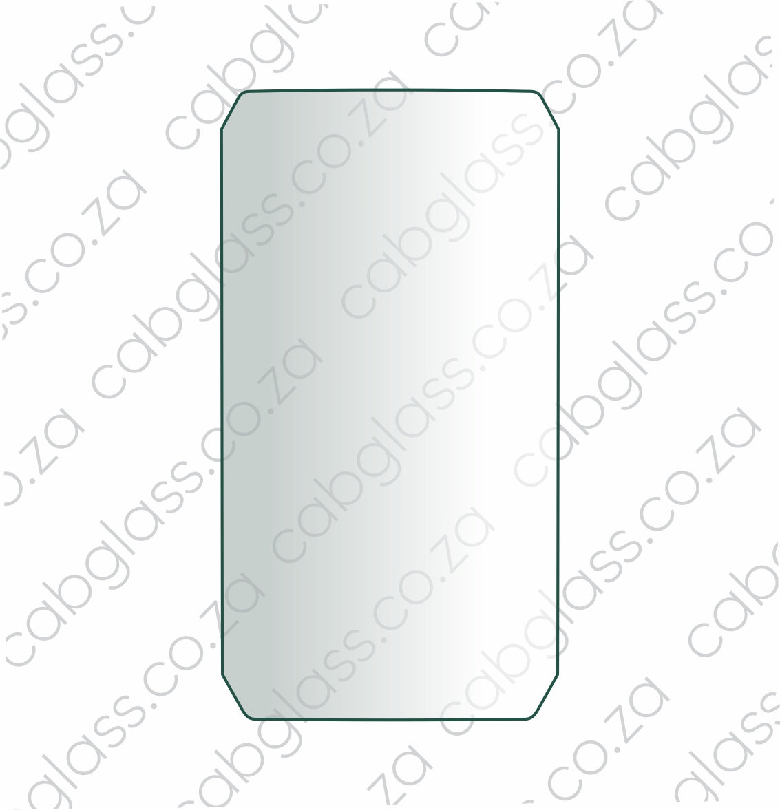 Windscreen full glass for Caterpillar excavator