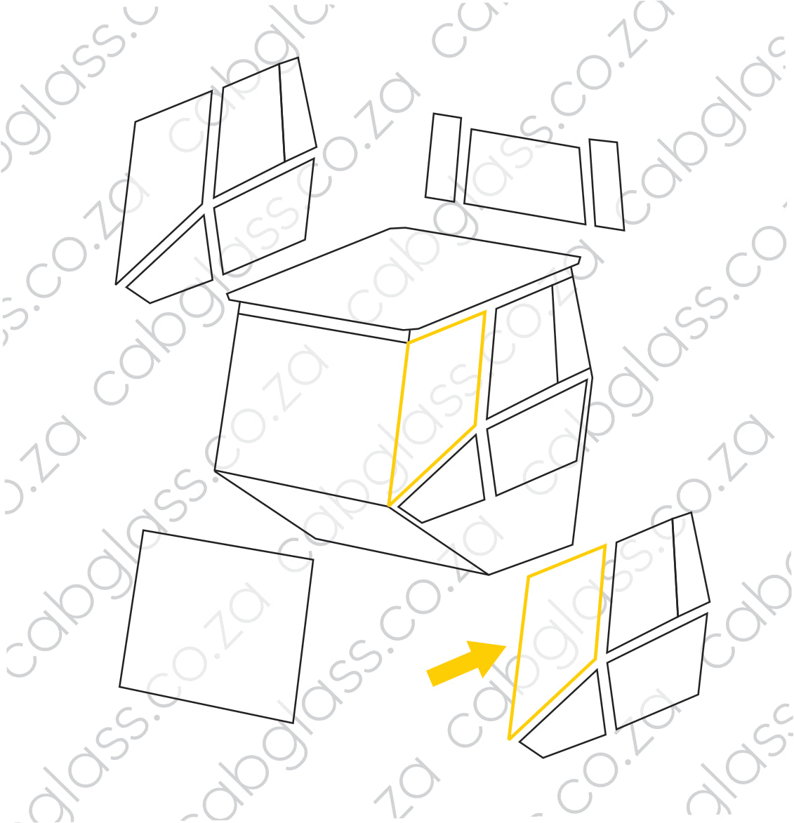 FRONT UPPER LH | DYNAPAC ROLLER CA 150 - 602 D