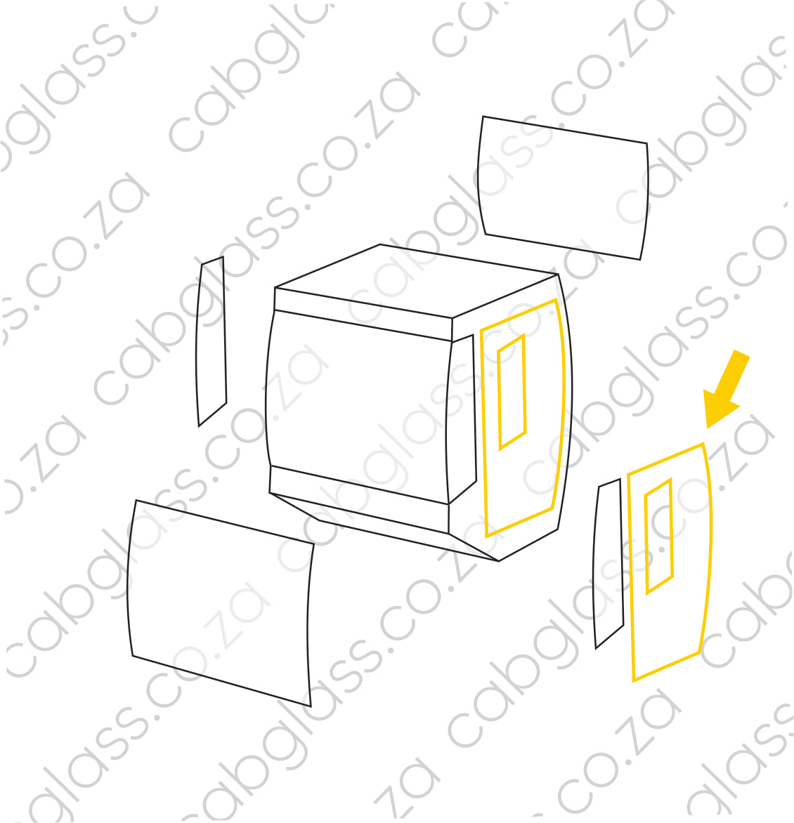 DOOR LH | BOMAG ROLLER BW211 - 226 D-5, DH-5, PD-5, PDH-5