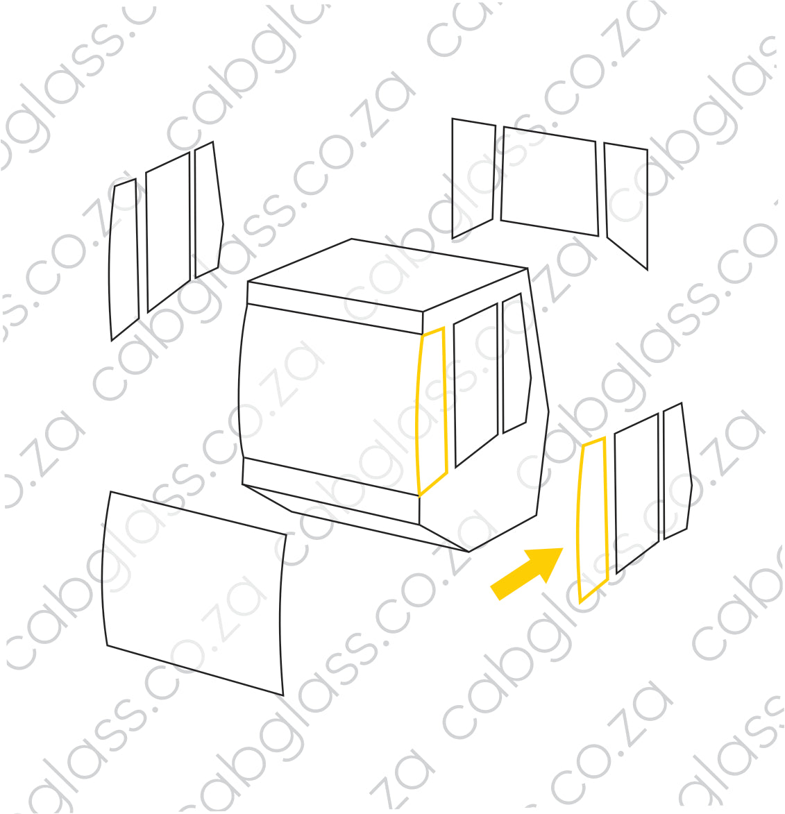 FRONT LH | BELL ROLLER BW117 - 226 D(H)-4