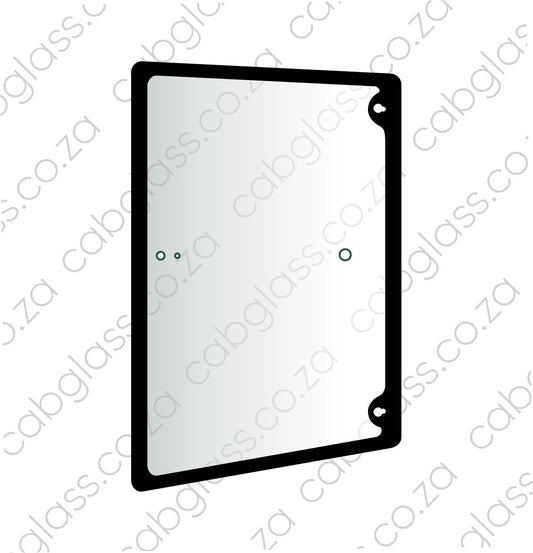Bomag Roller, Door lefthand glass, 128407, 92008126