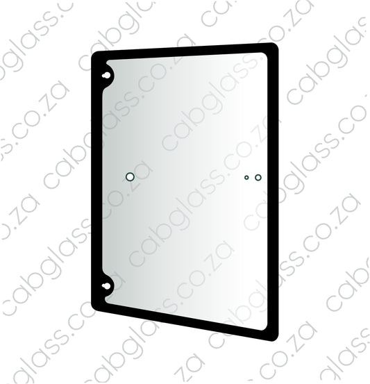 Door righthand glass, Bomag Roller, 92008125