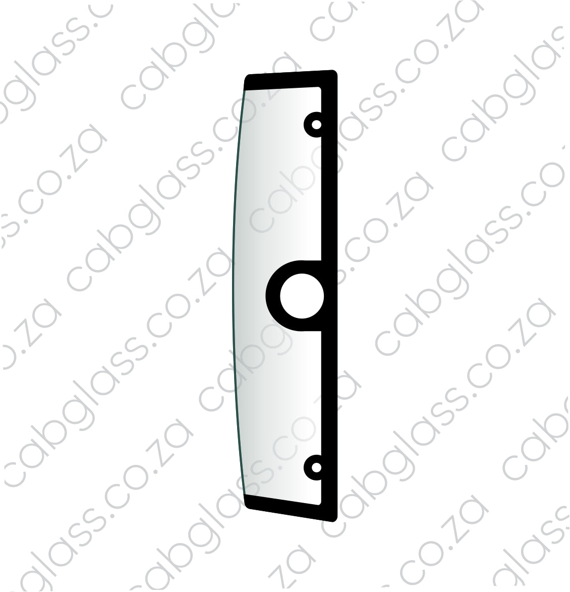 Rear cab glass, Bomag Roller, 92008012, 128410