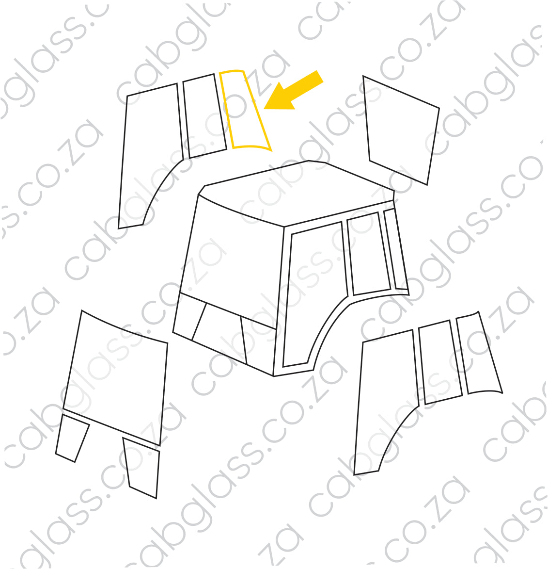 CORNER RH | BOBCAT TLB B730, B750