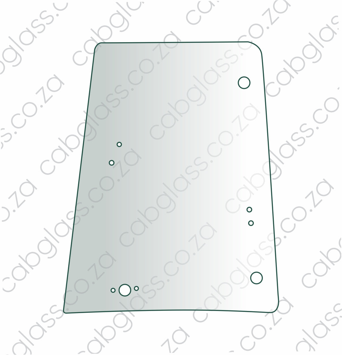 REAR OF DOOR UPPER L=R | CAT TLB F2-SER (416F2 - 444F2) BACKHOE