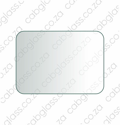 REAR CAB GLASS | CAT EXCAVATOR D-SERIES