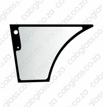 Load image into Gallery viewer, Door lower glass left-hand for Case backhoe ST SR series

