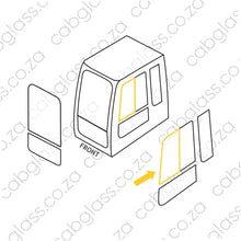 Load image into Gallery viewer, DOOR SLIDER  FRONT | HITACHI EXC ZX DASH-3G
