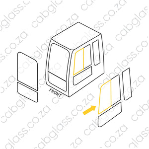 DOOR SLIDER  FRONT | HITACHI EXC ZX DASH-3G