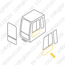 Load image into Gallery viewer, DOOR GLASS LOWER | HITACHI EXC ZX DASH-3G
